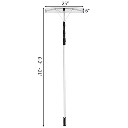 21-ft Aluminum Roof Snow Rake with Soft TPE Handle - Image 3