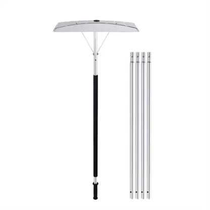 5-20FT Extendable Aluminum Snow Roof Rake with Anti-Skid Handle - Image 7
