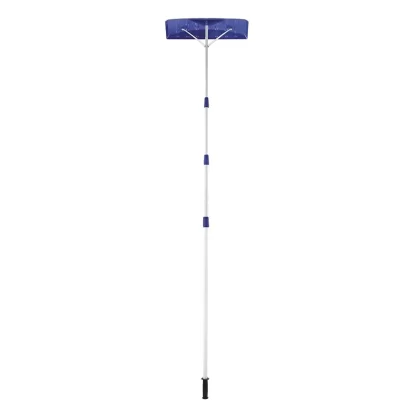 Telescopic Aluminum Roof Snow Rake with Foldable Shovel - Image 2